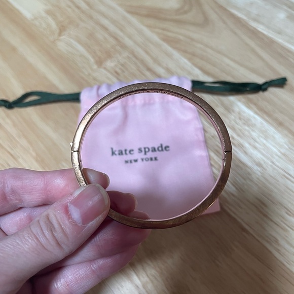 Kate Spade Gold Bangle Hinged Bracelet - Picture 2 of 6